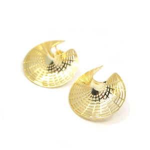 Coral Wrap Earrings - Gold Plated