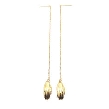 Antwerp Hand Chain Earrings - Gold Plated - Big Hands