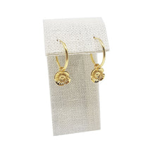 Poppy Hoops Earrings - Gold Plated