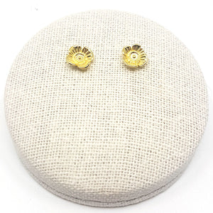 Poppy Studs Earrings -  Gold Plated