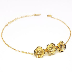 Poppy Bracelet - Gold Plated