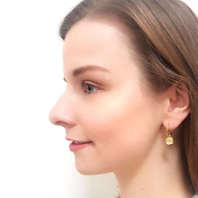Poppy Hoops Earrings - Gold Plated
