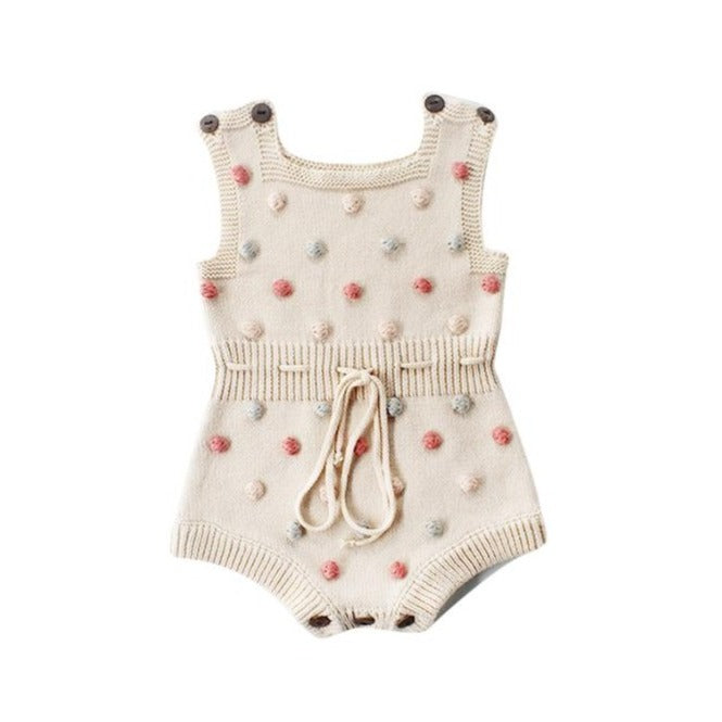 Crochet Polkadot Overalls