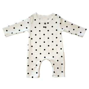 White Polkadot Bodysuit