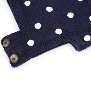 Crochet Polkadot Overalls