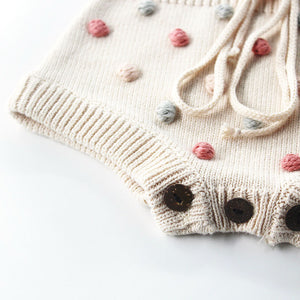 Crochet Polkadot Overalls