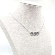 Poppy Necklace - White Gold Plated