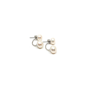 Pearl Earrings - White