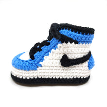 Crochet Baby Sneakers - AJ Blue