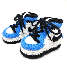 Crochet Baby Sneakers - AJ Blue