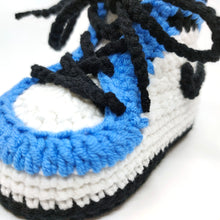 Crochet Baby Sneakers - AJ Blue